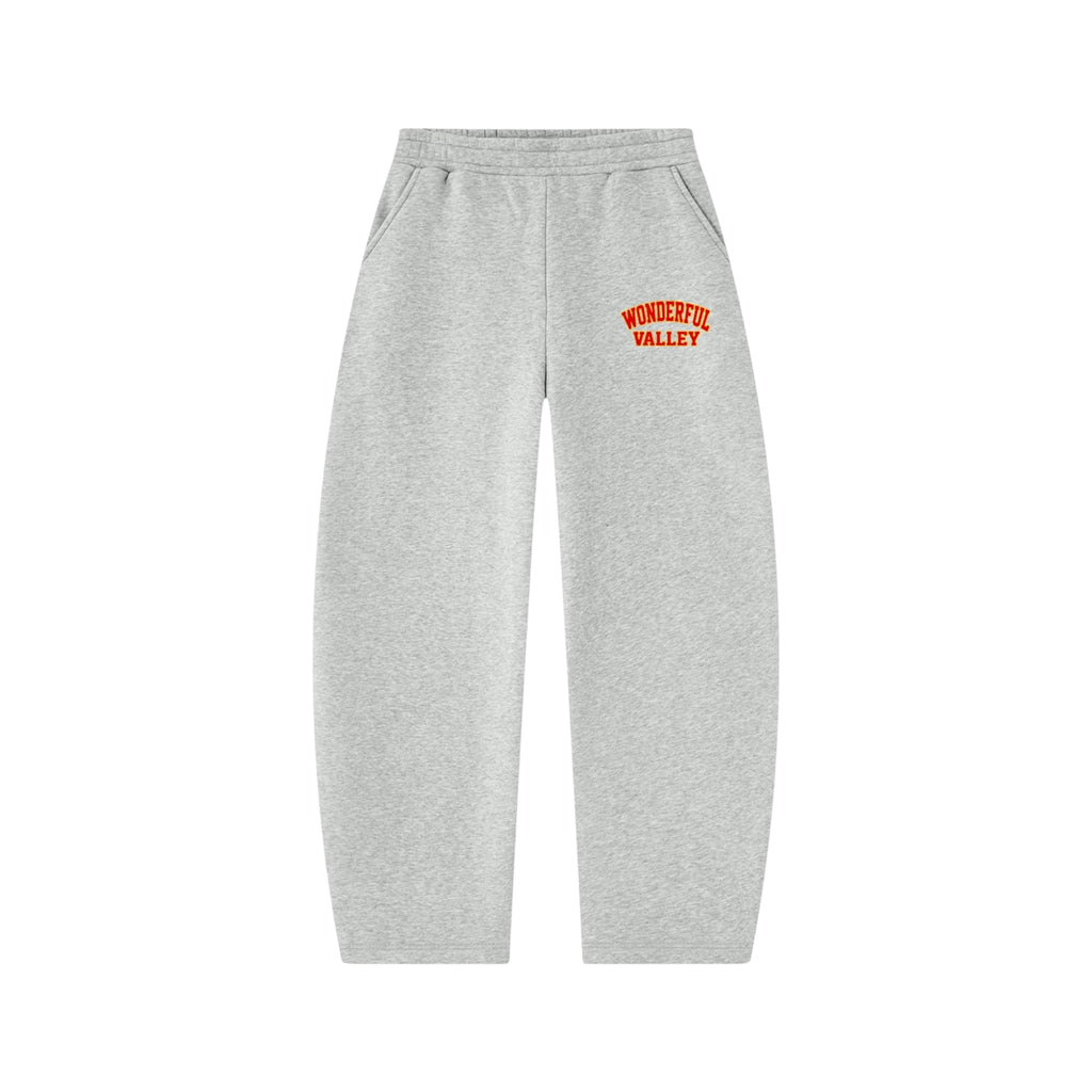Wonderful Valley Varsity Jogging Set (Grey/Red)